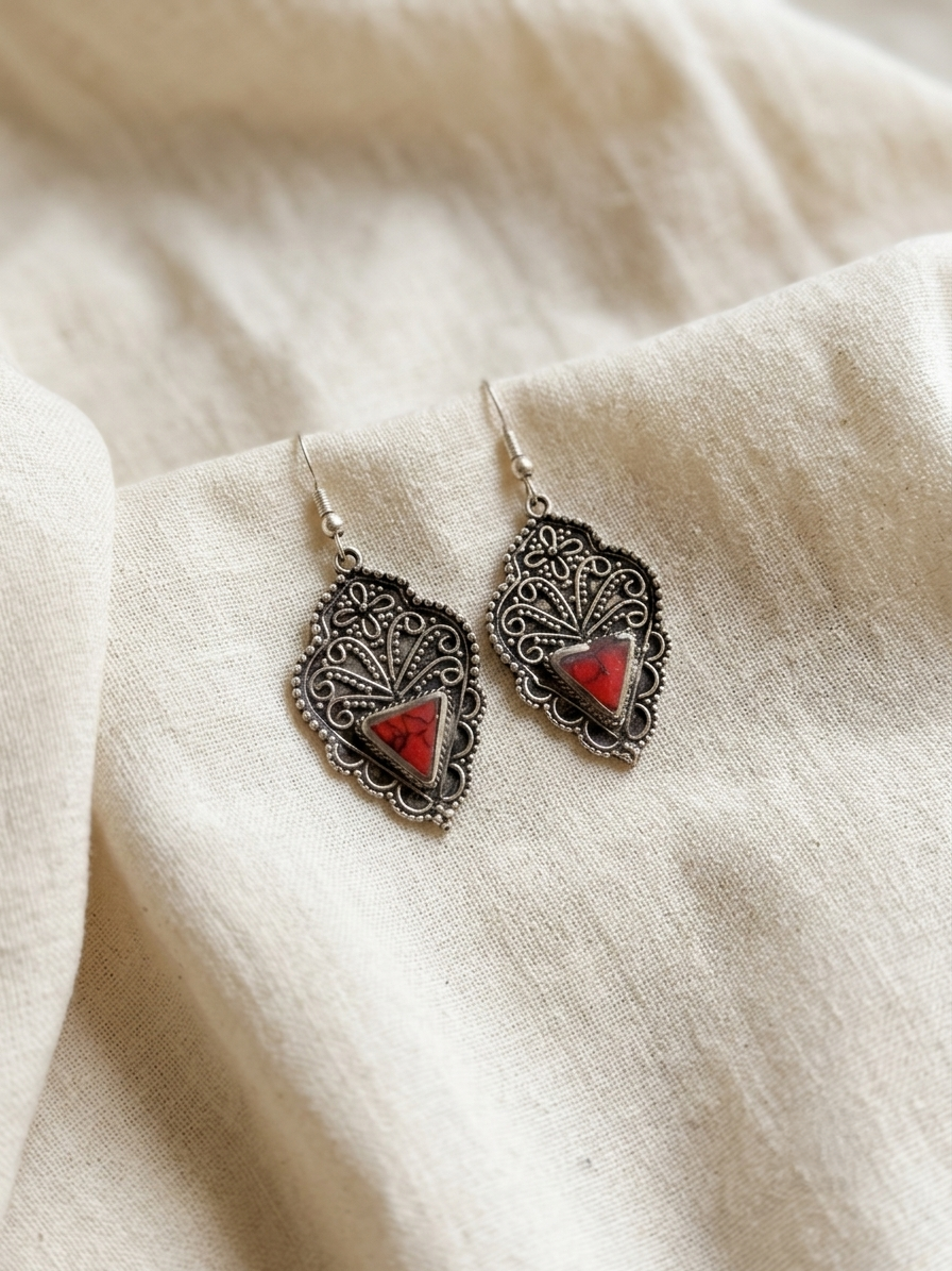 Wahaas Zamak Earrings