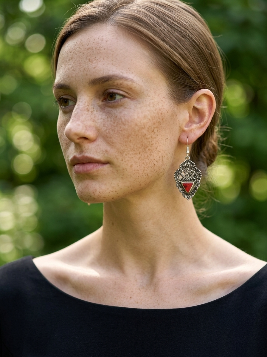 Wahaas Zamak Earrings