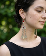 Opal Zamak Earrings