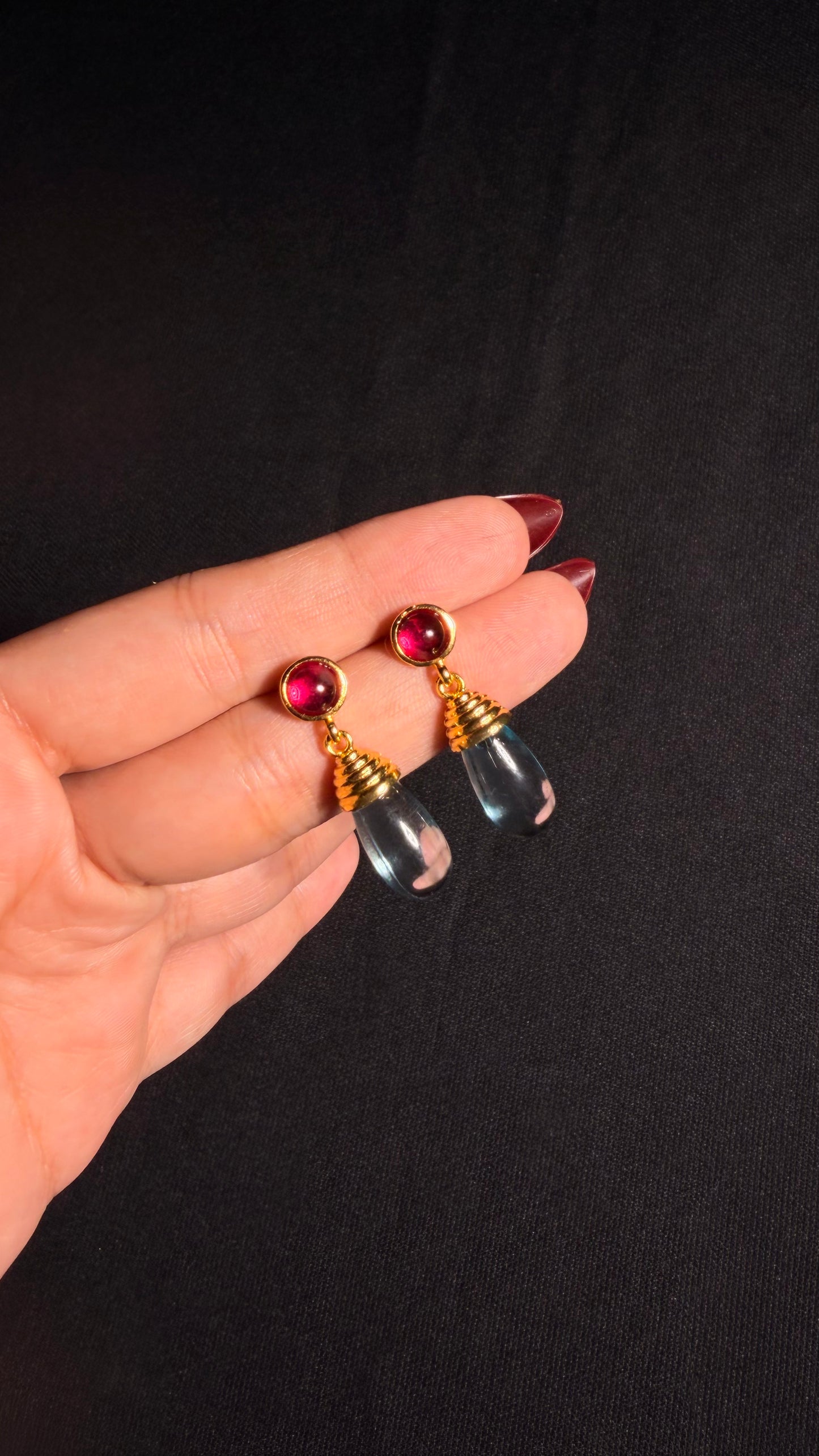 Shine Oxidised Earrings