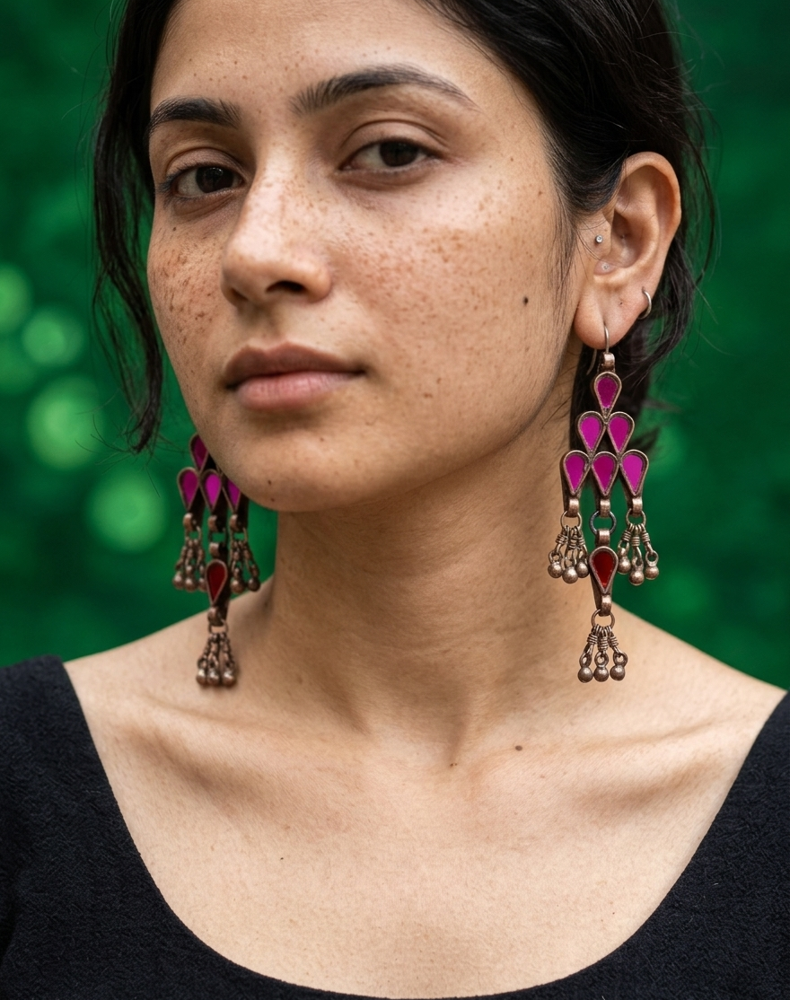 Rajat Glass Earrings