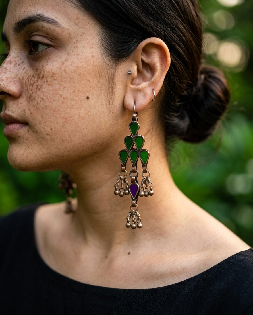 Rajat Glass Earrings