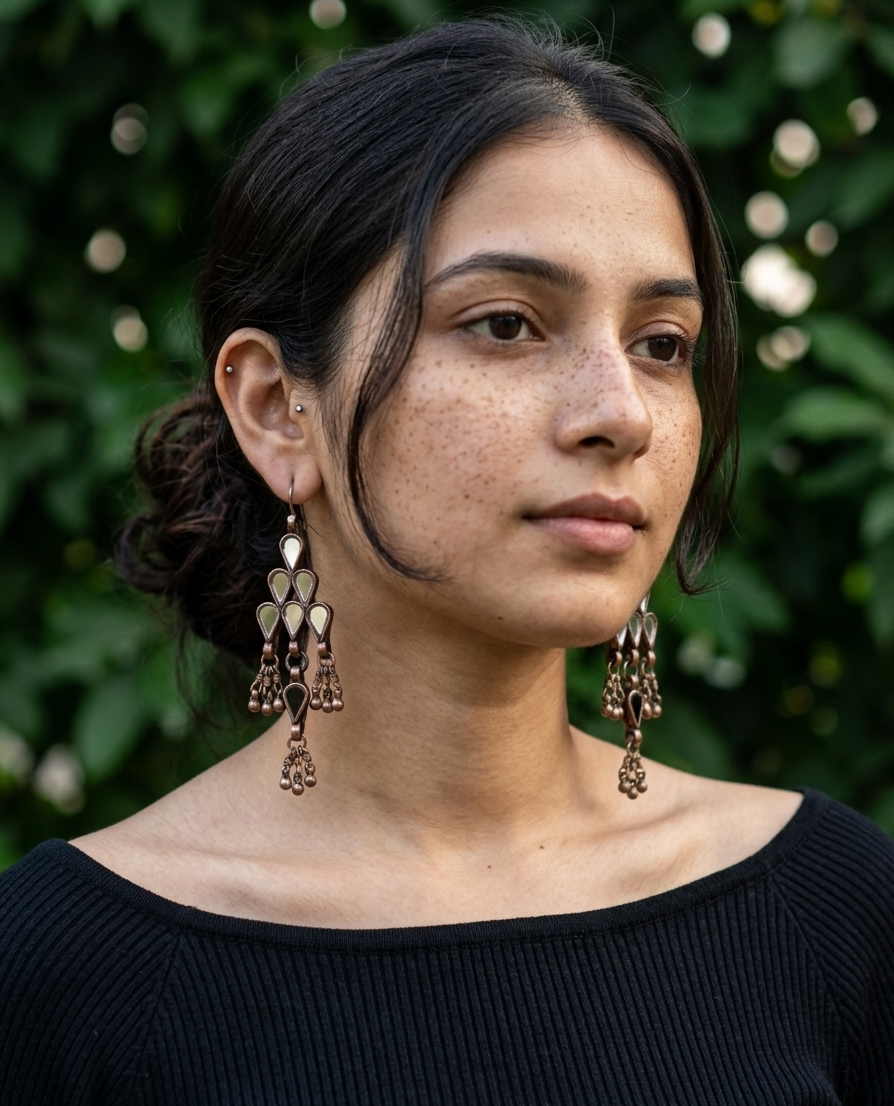Rajat Glass Earrings