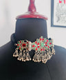 Gulmohar Glass Choker Set