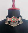 Gulmohar Glass Choker Set