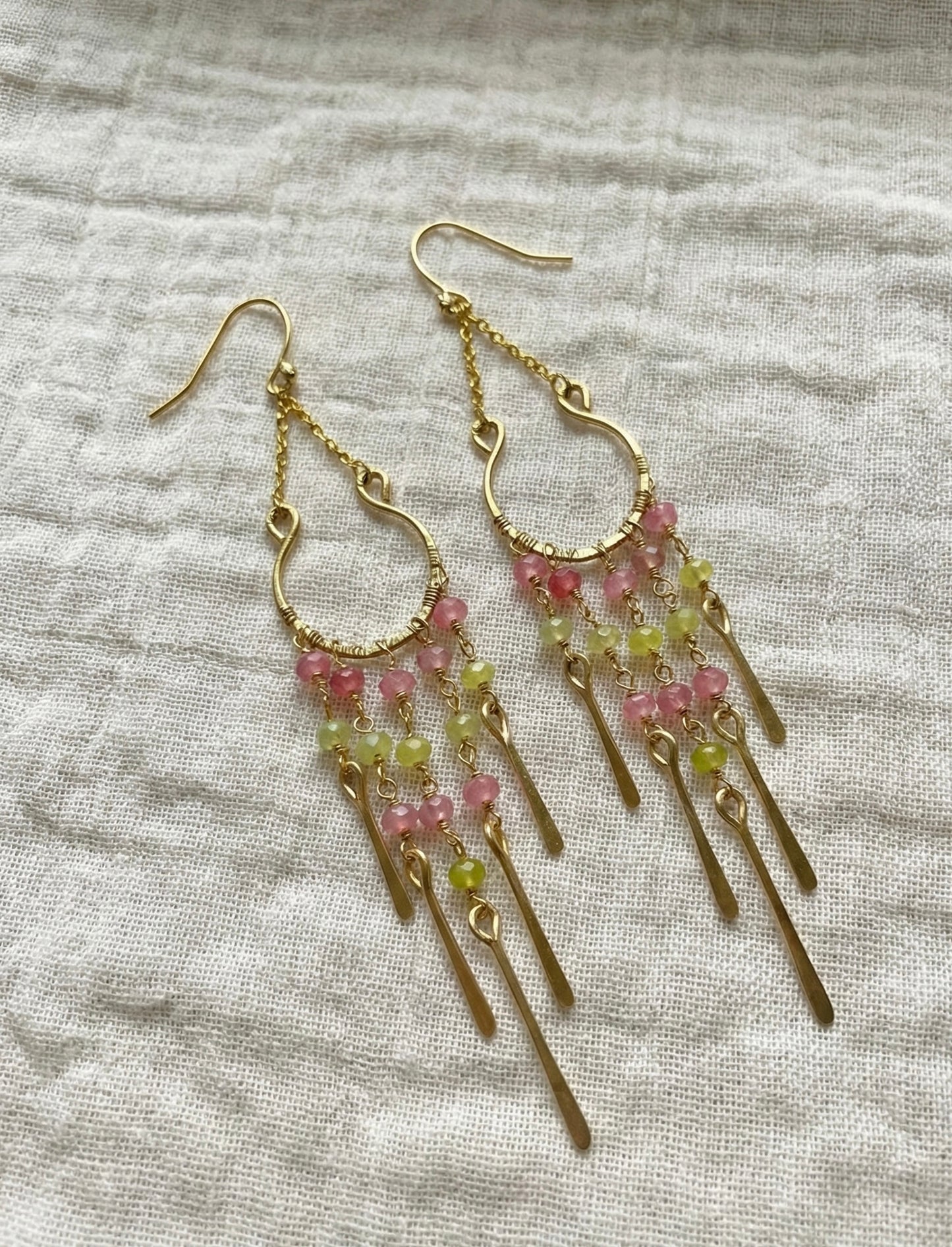 Asra Brass Earrings
