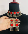 Leya Glass Necklace Set