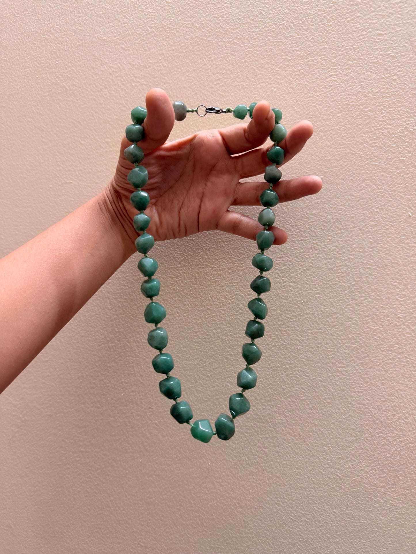 Green Aventurine Beaded Necklace