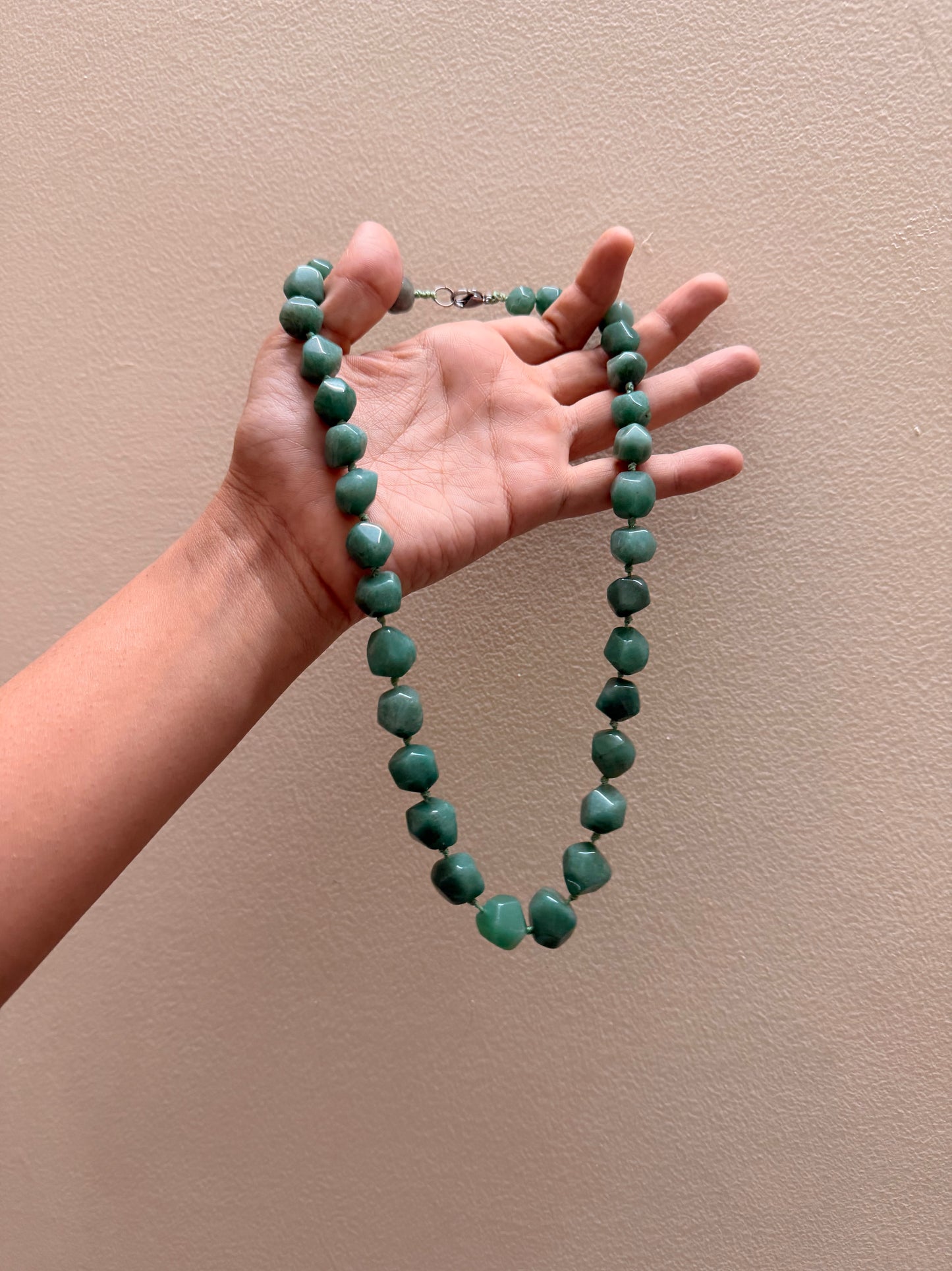 Green Aventurine Beaded Necklace
