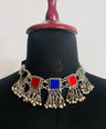 Leya Glass Necklace Set