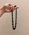Black obsidian Beaded Necklace