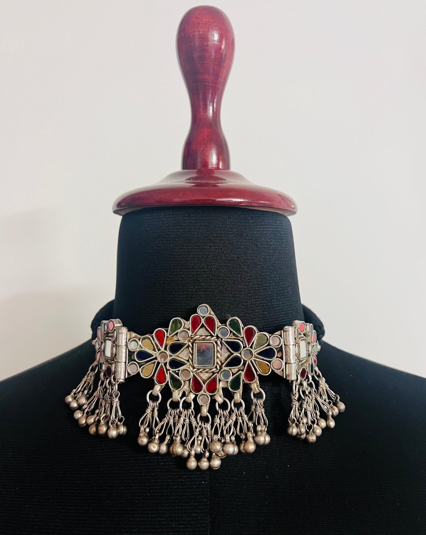 Gulmohar Glass Choker Set