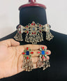 Gulmohar Glass Choker Set