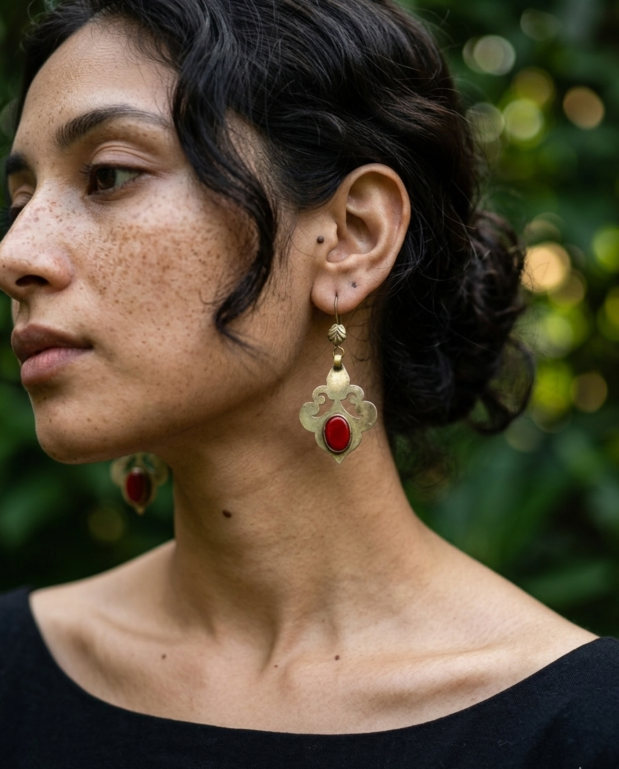 Sagarika Afghan Earrings
