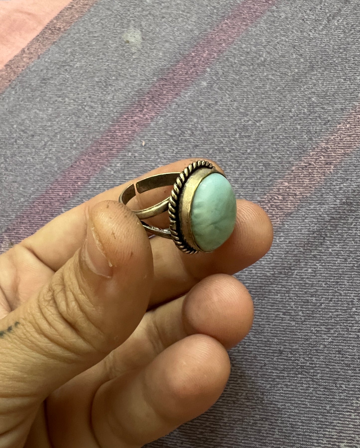 Larimar Vintage Ring