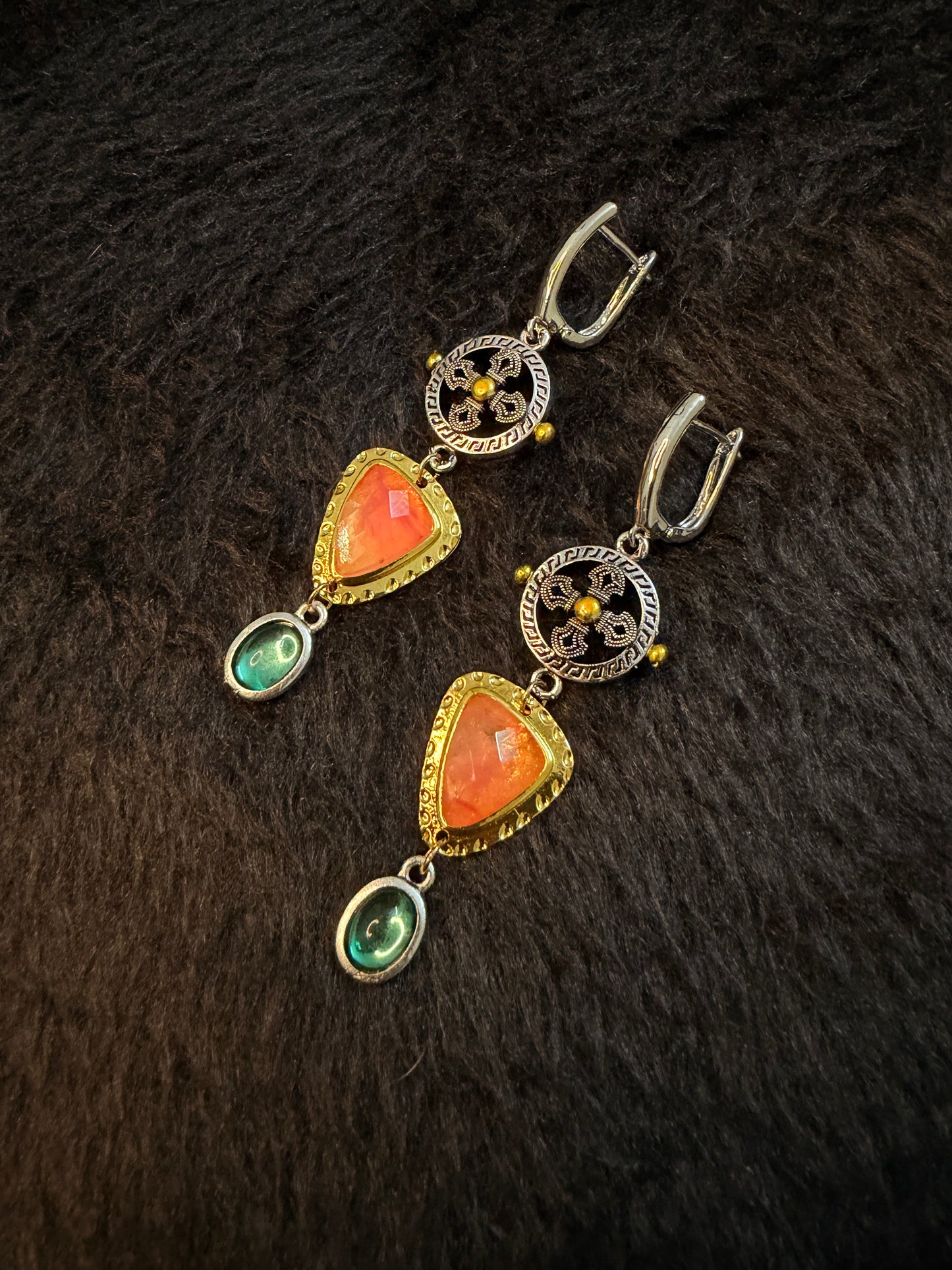 Wuhaan Oxidised Earrings