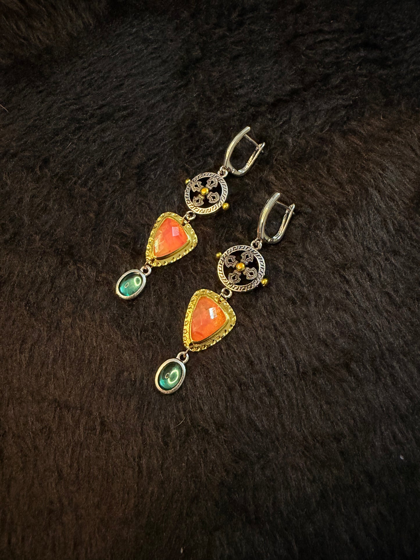 Wuhaan Oxidised Earrings