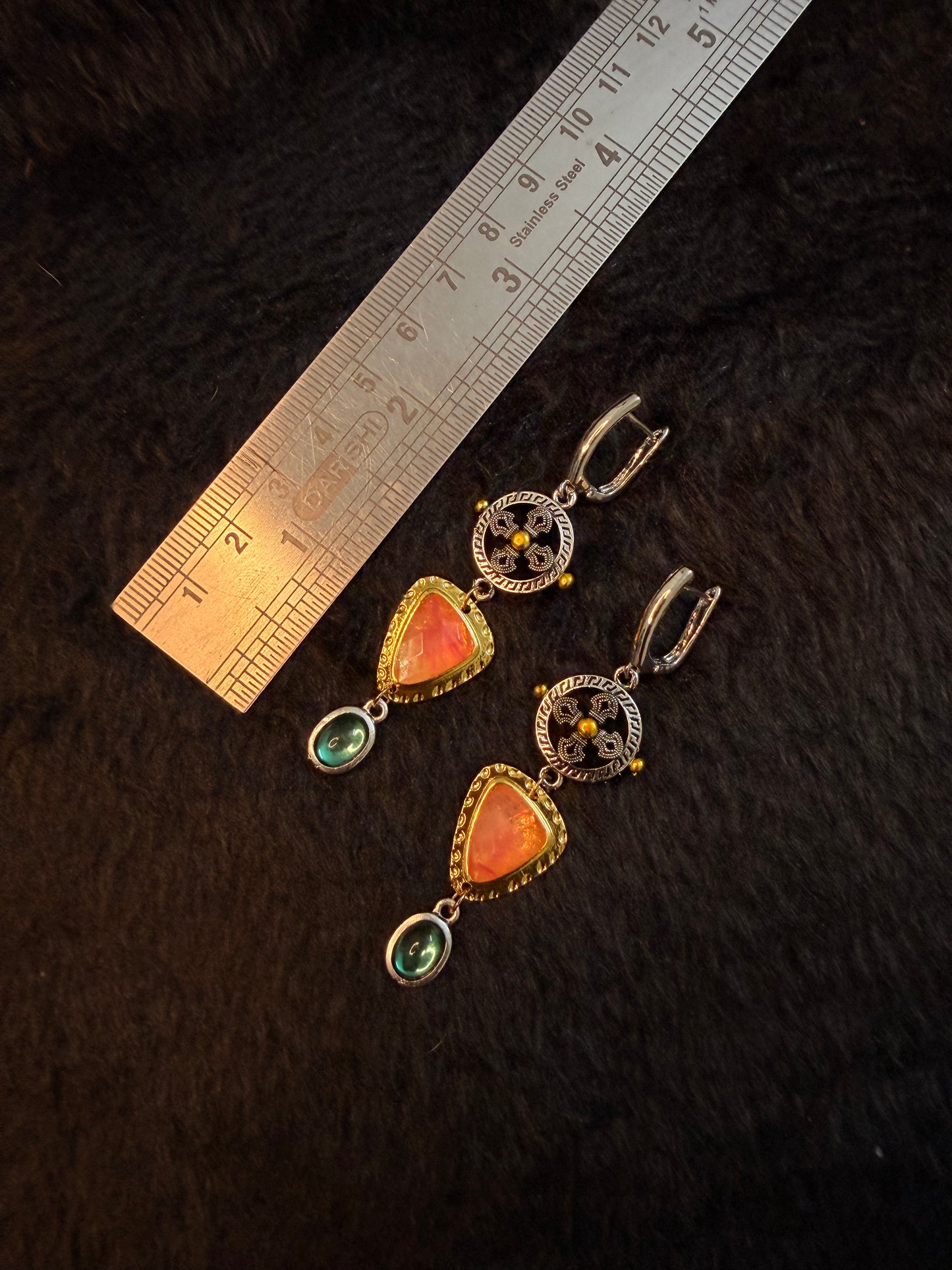 Wuhaan Oxidised Earrings