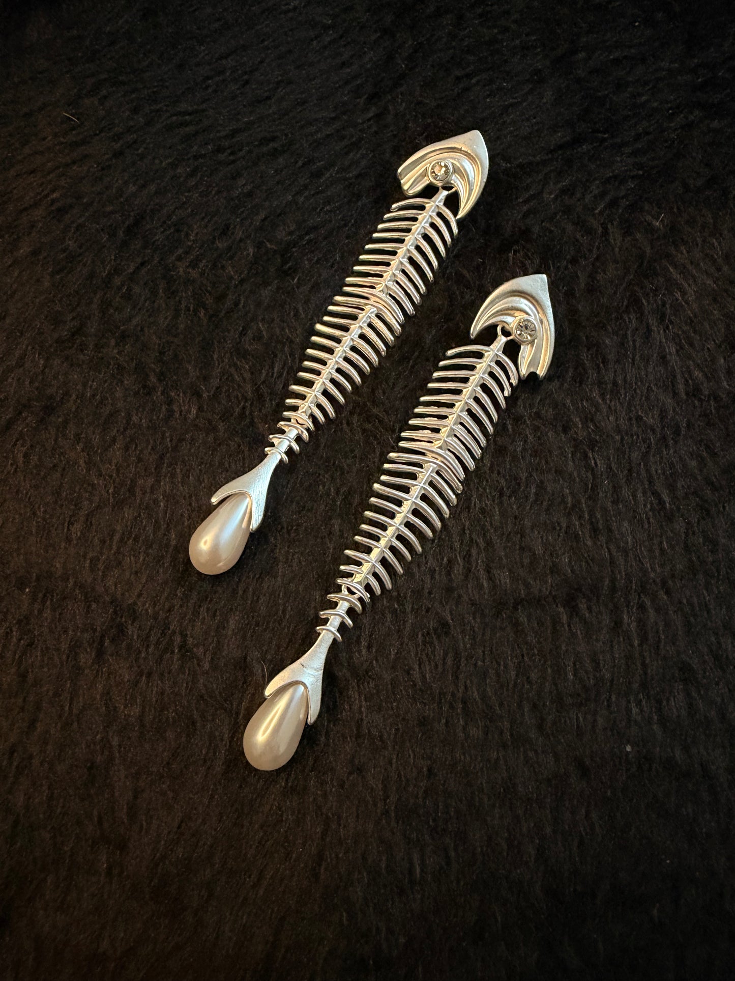 Fish Oxidised Earrings