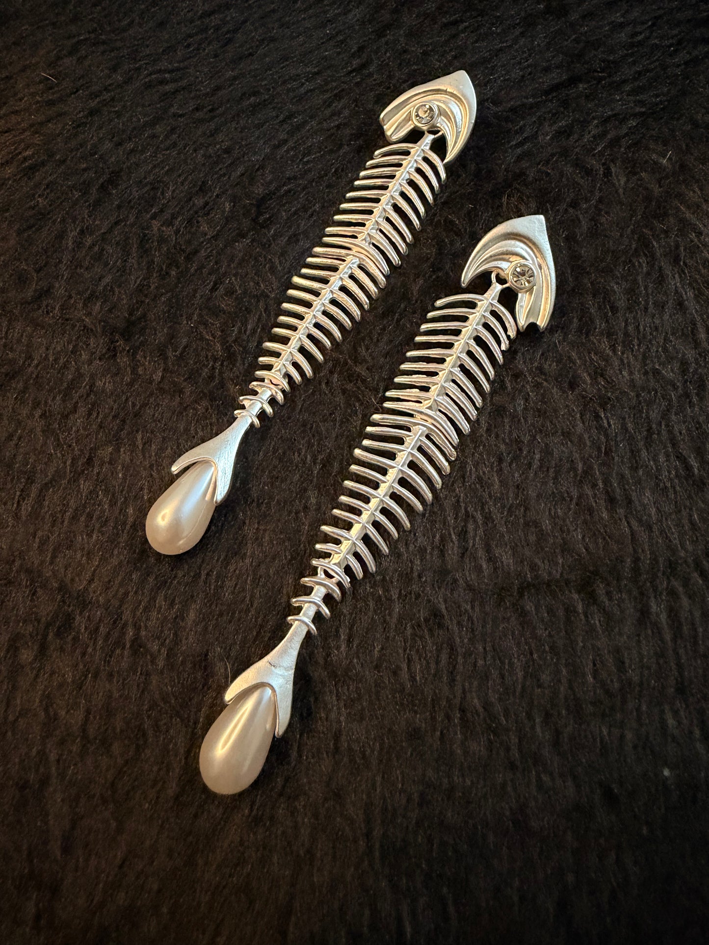 Fish Oxidised Earrings