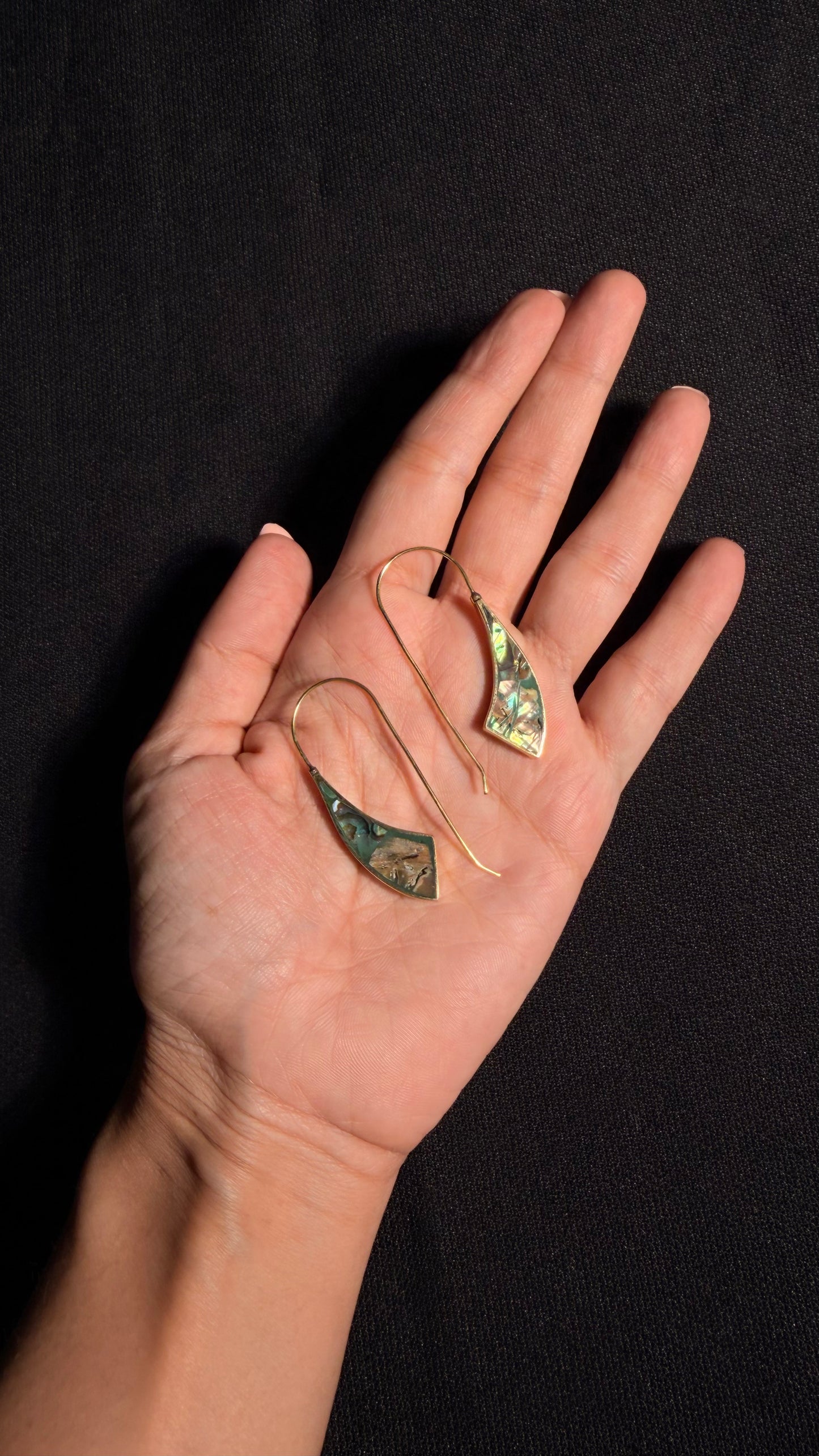 Sophia Brass Earrings