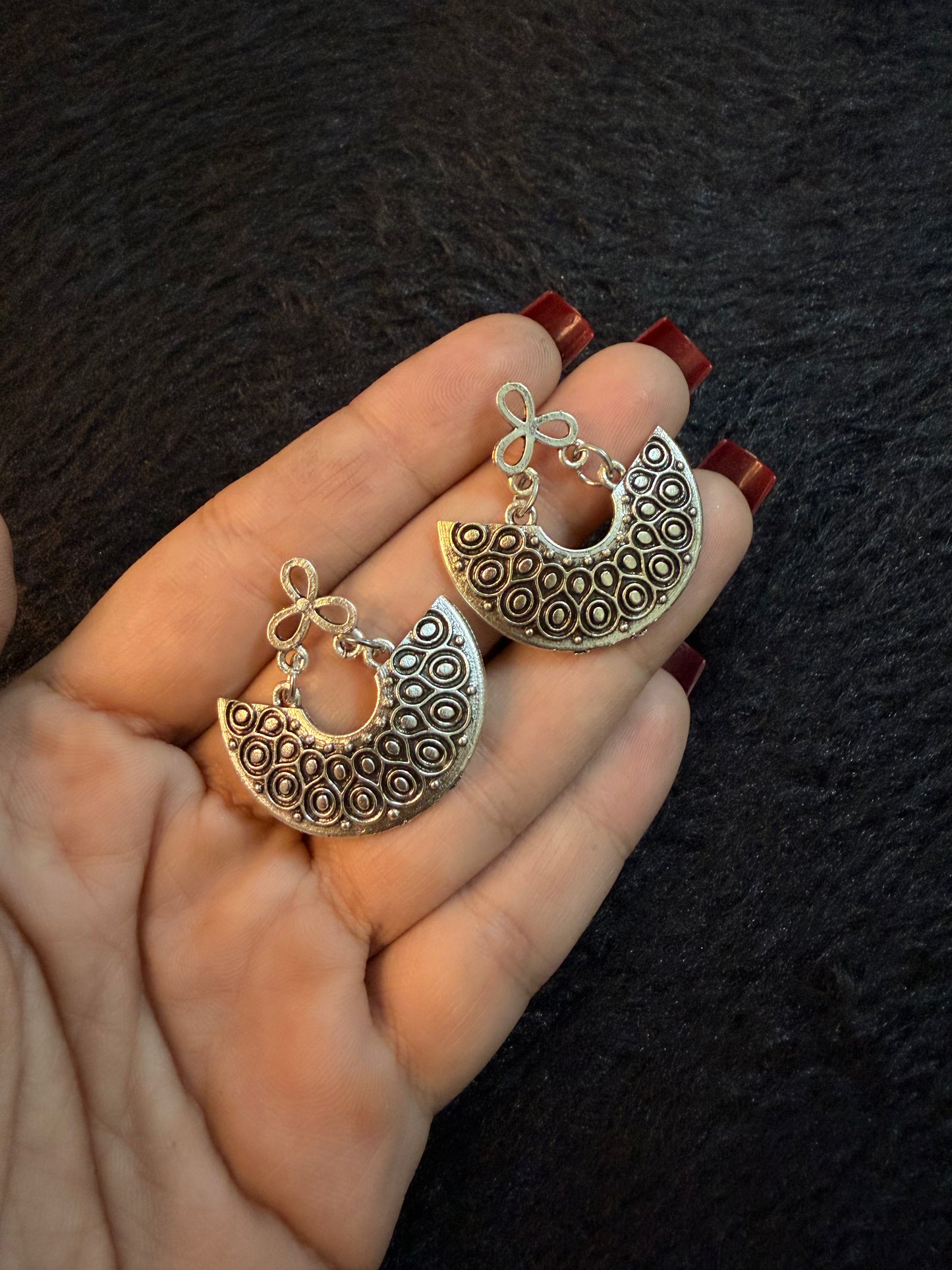 Tibrewal Oxidised Earrings