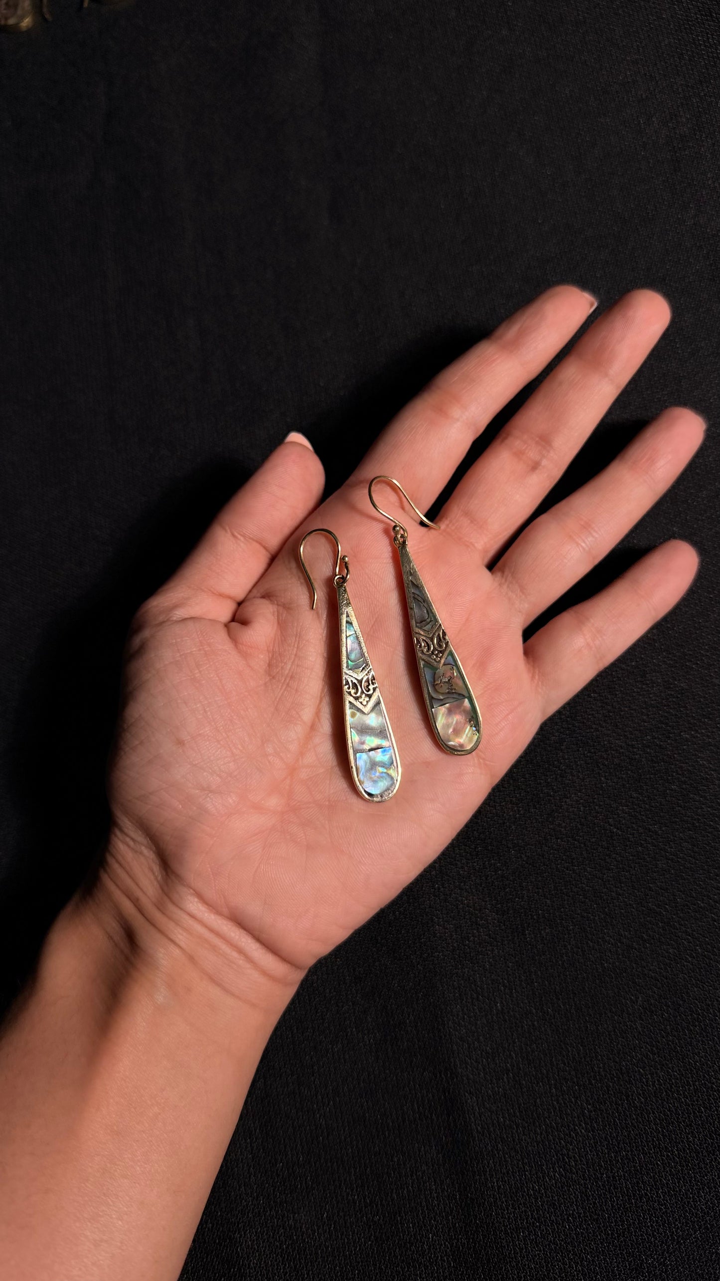 Grace Brass Earrings