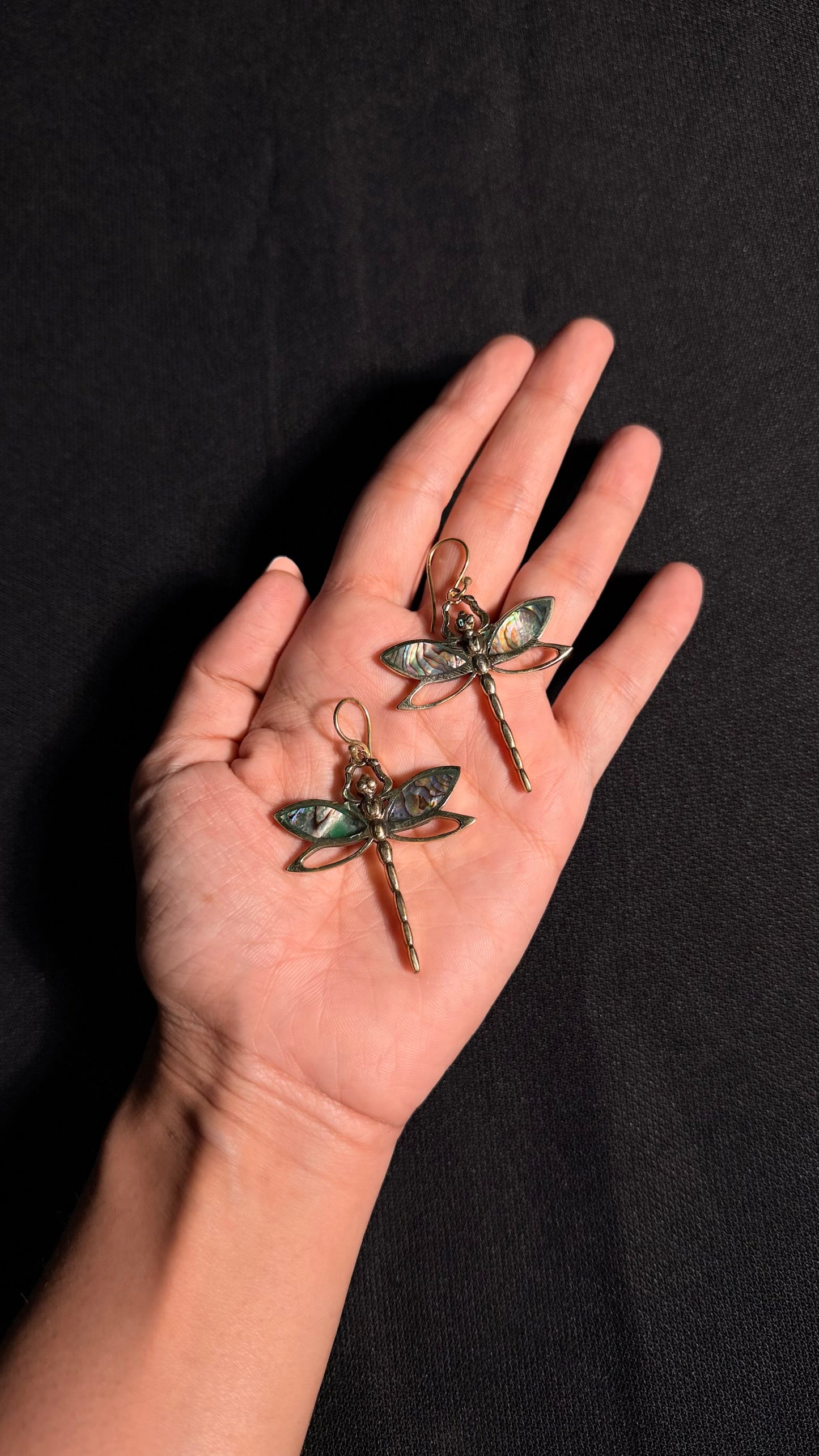 Claire Brass Earrings