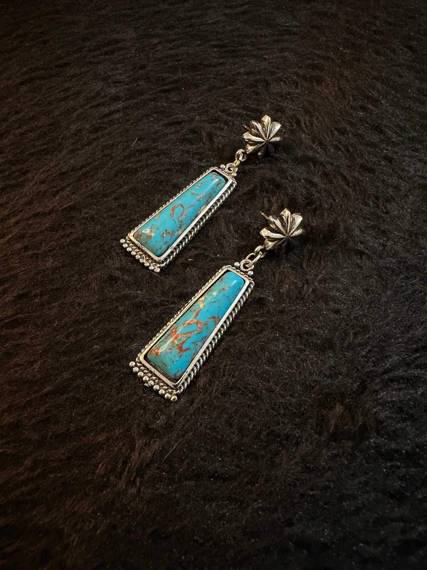 Meera Oxidised Earrings