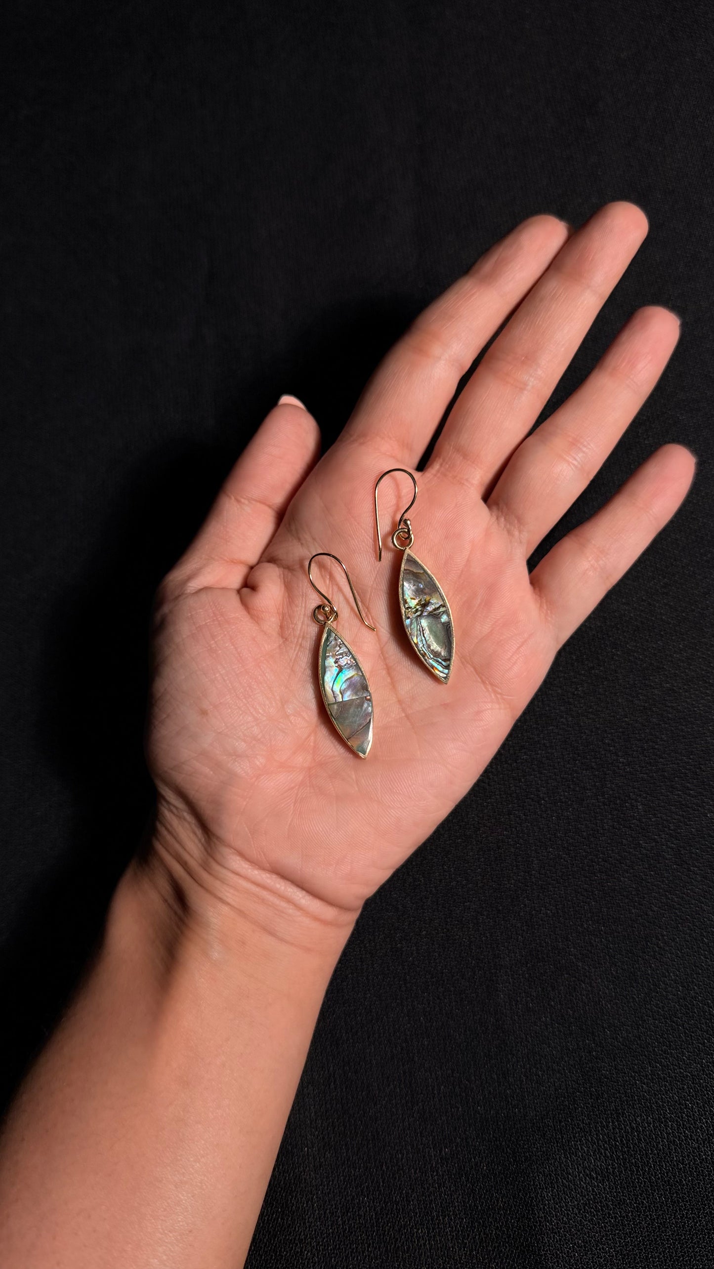 Natalie Brass Earrings