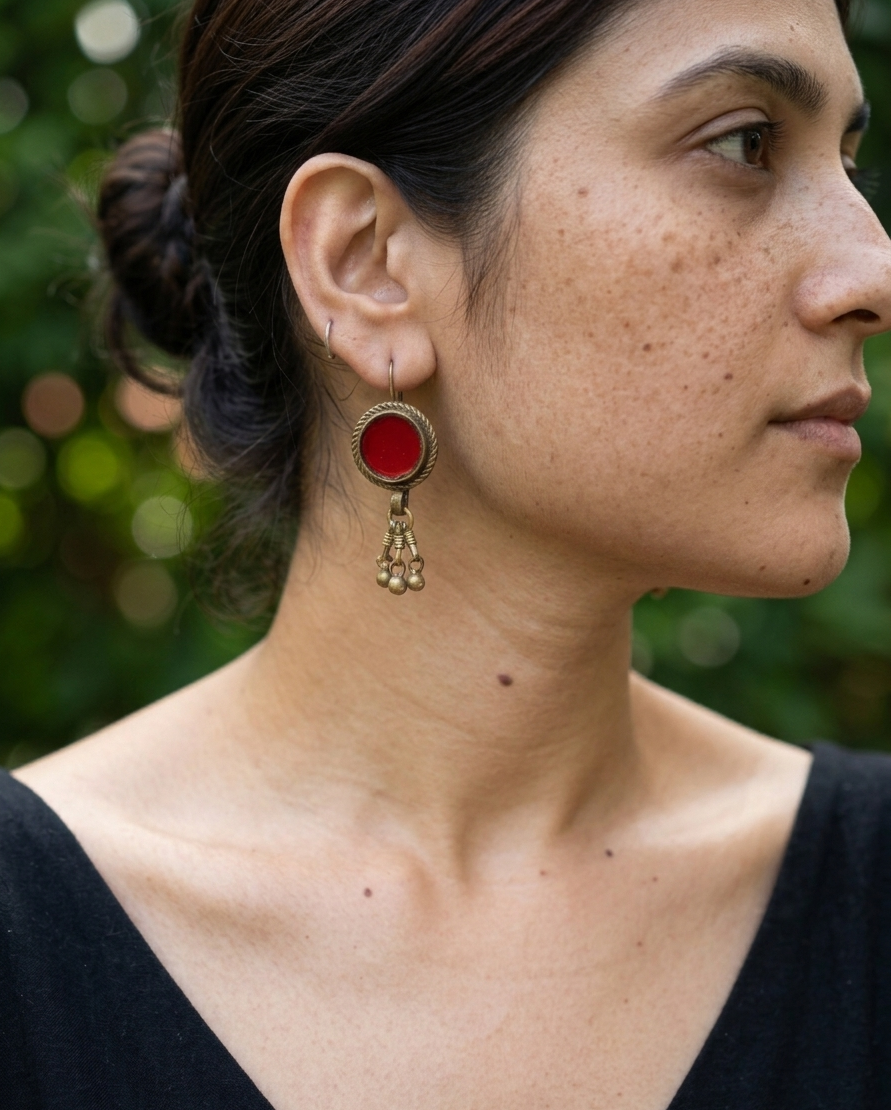 Dharti Glass Earrings