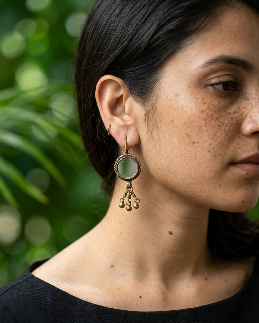 Dharti Glass Earrings
