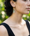 Natalie Brass Earrings
