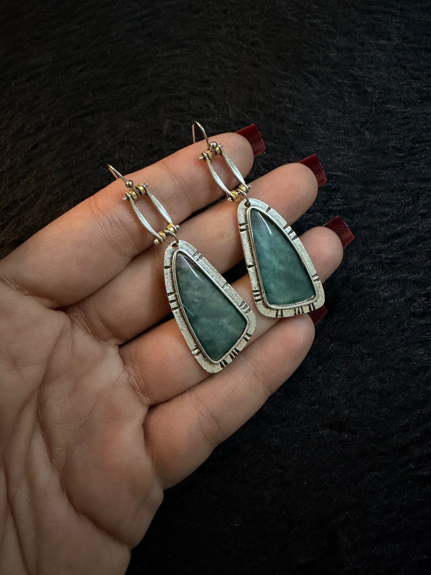 Nagma Oxidised Earrings