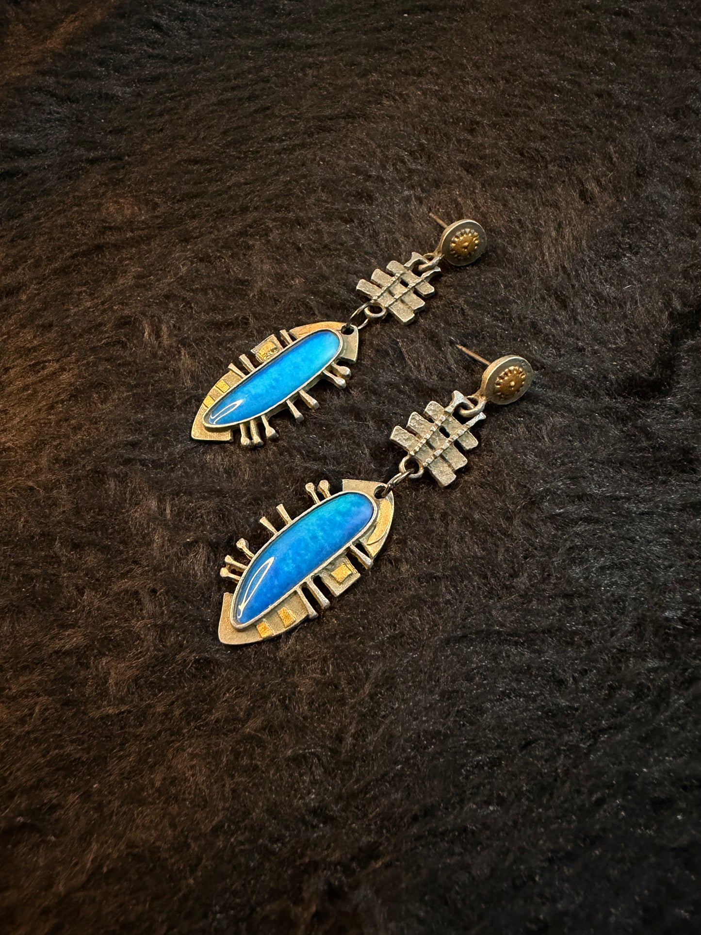 Lutal Oxidised Earrings