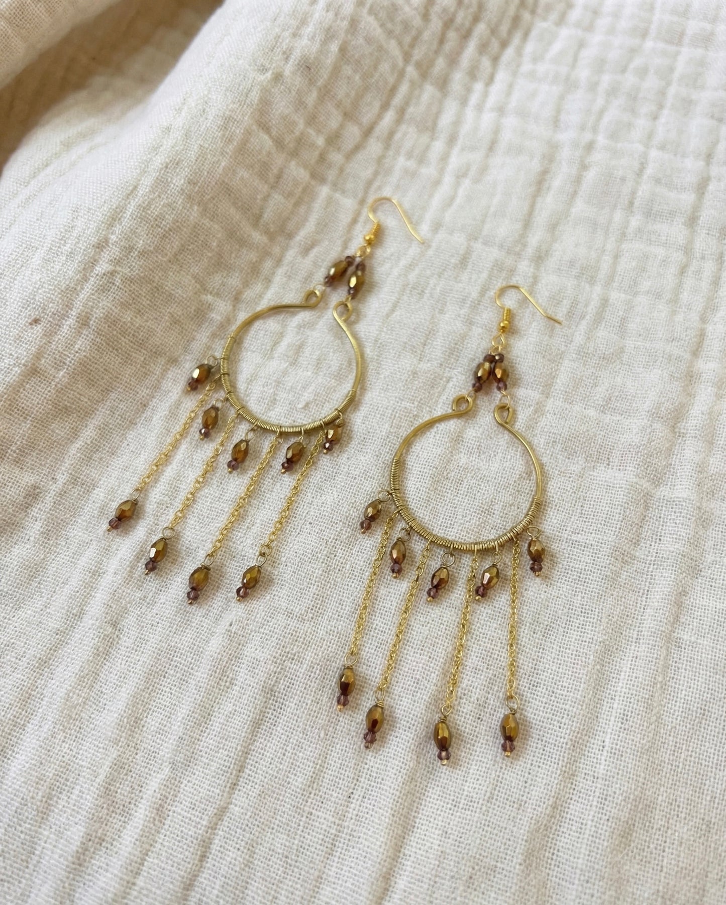 Yefat Brass Earrings