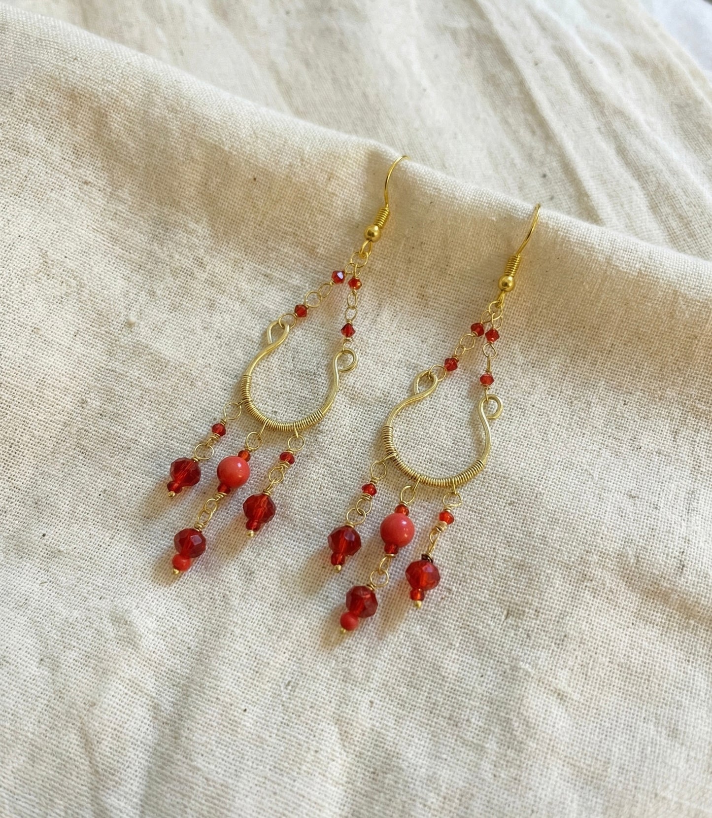 Alai Brass Earrings
