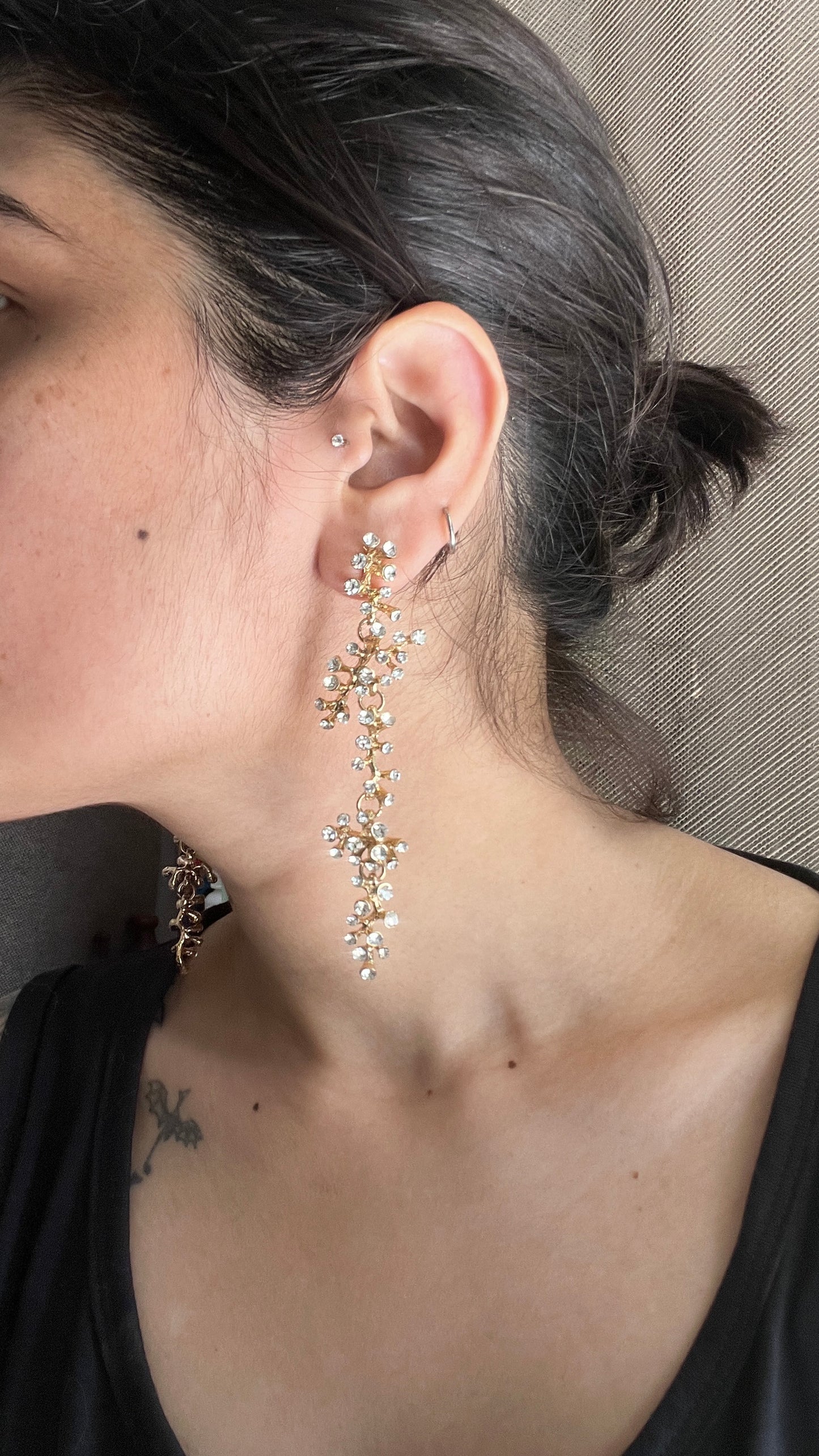 Buta Brass Earrings