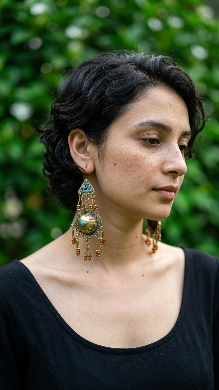 Jhelum Afghan Earrings