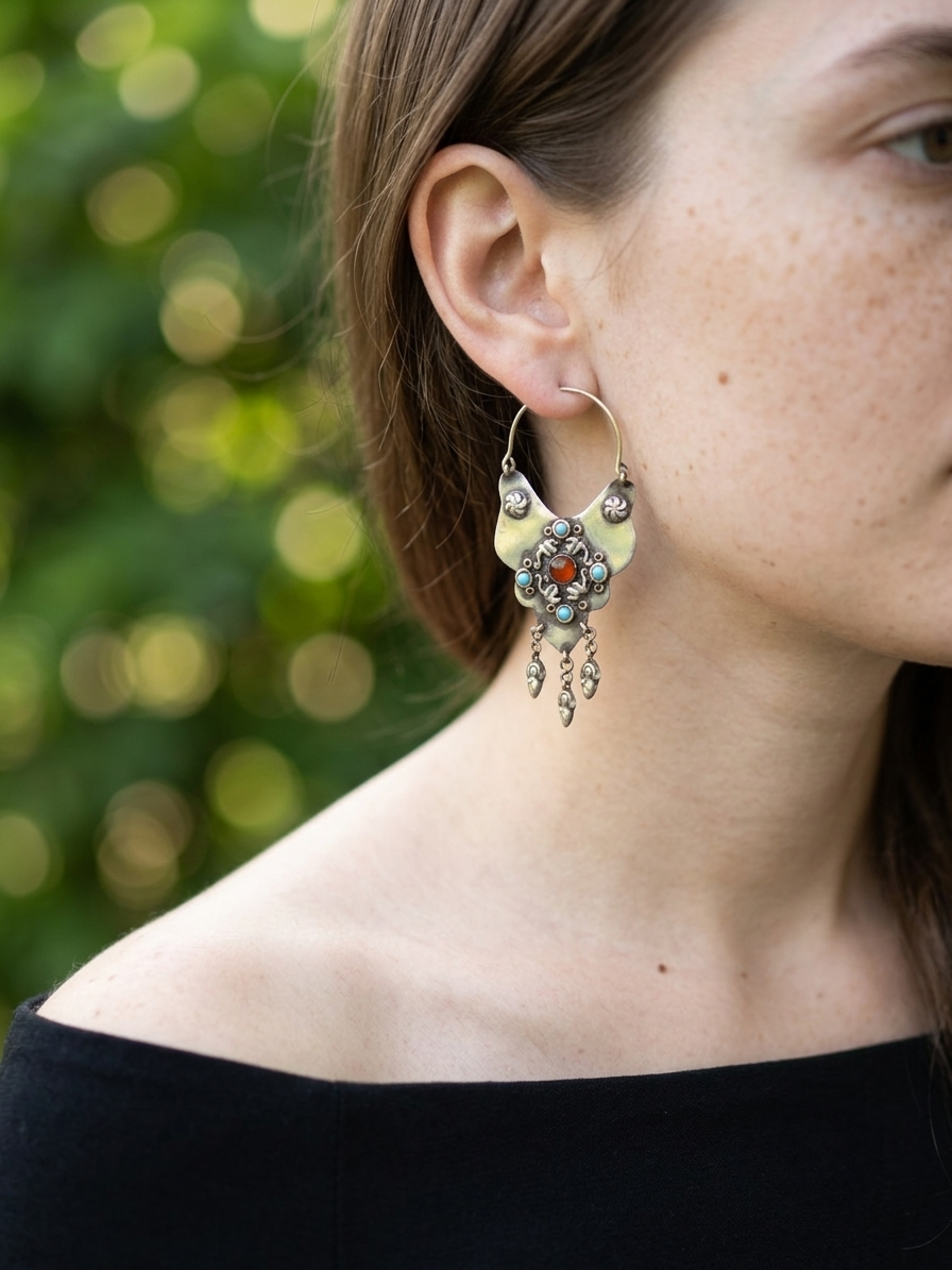 Shivangi Afghan Earrings