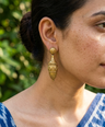 Draupadi Brass Earrings