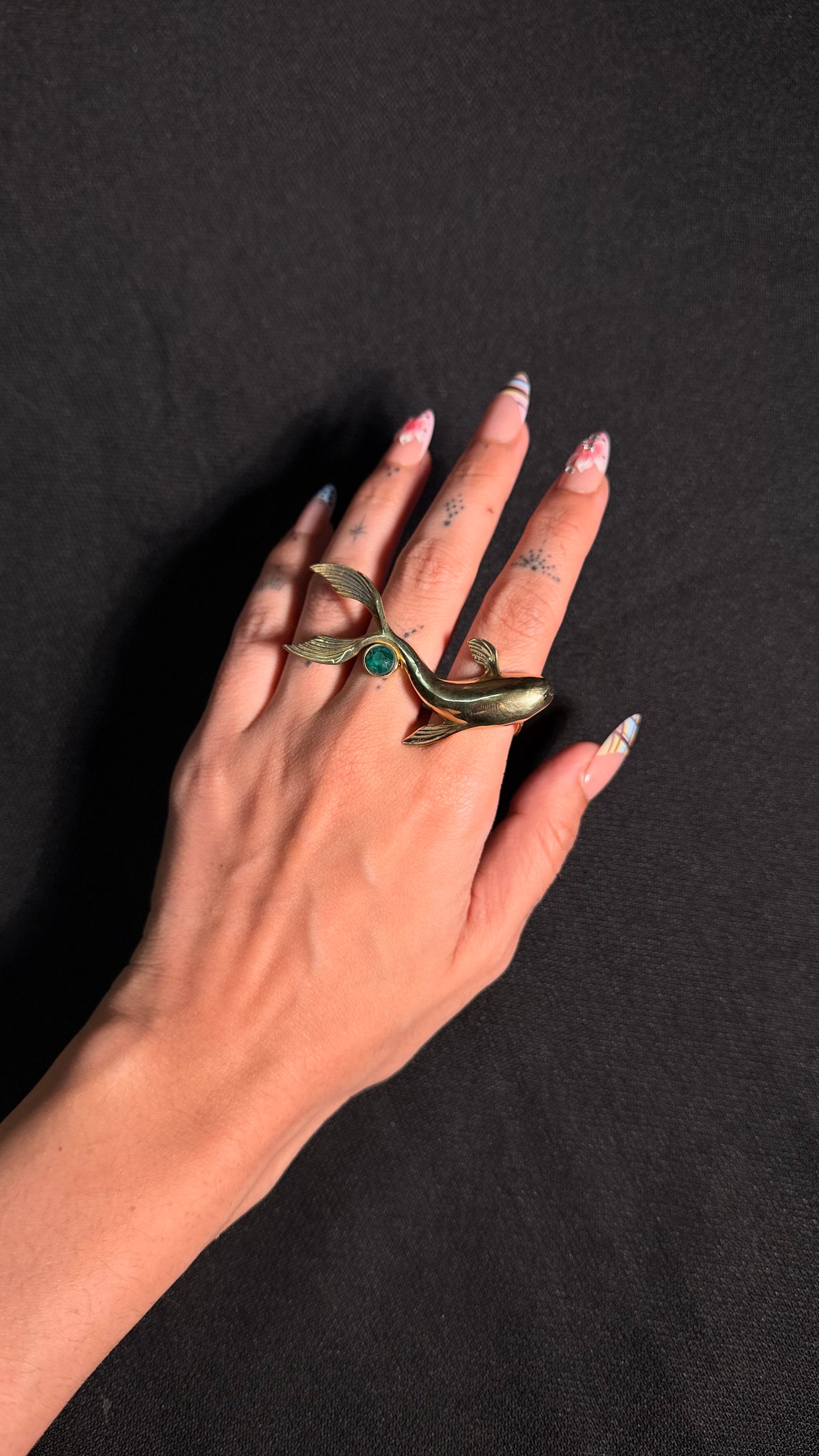 Koi Fish Brass Ring