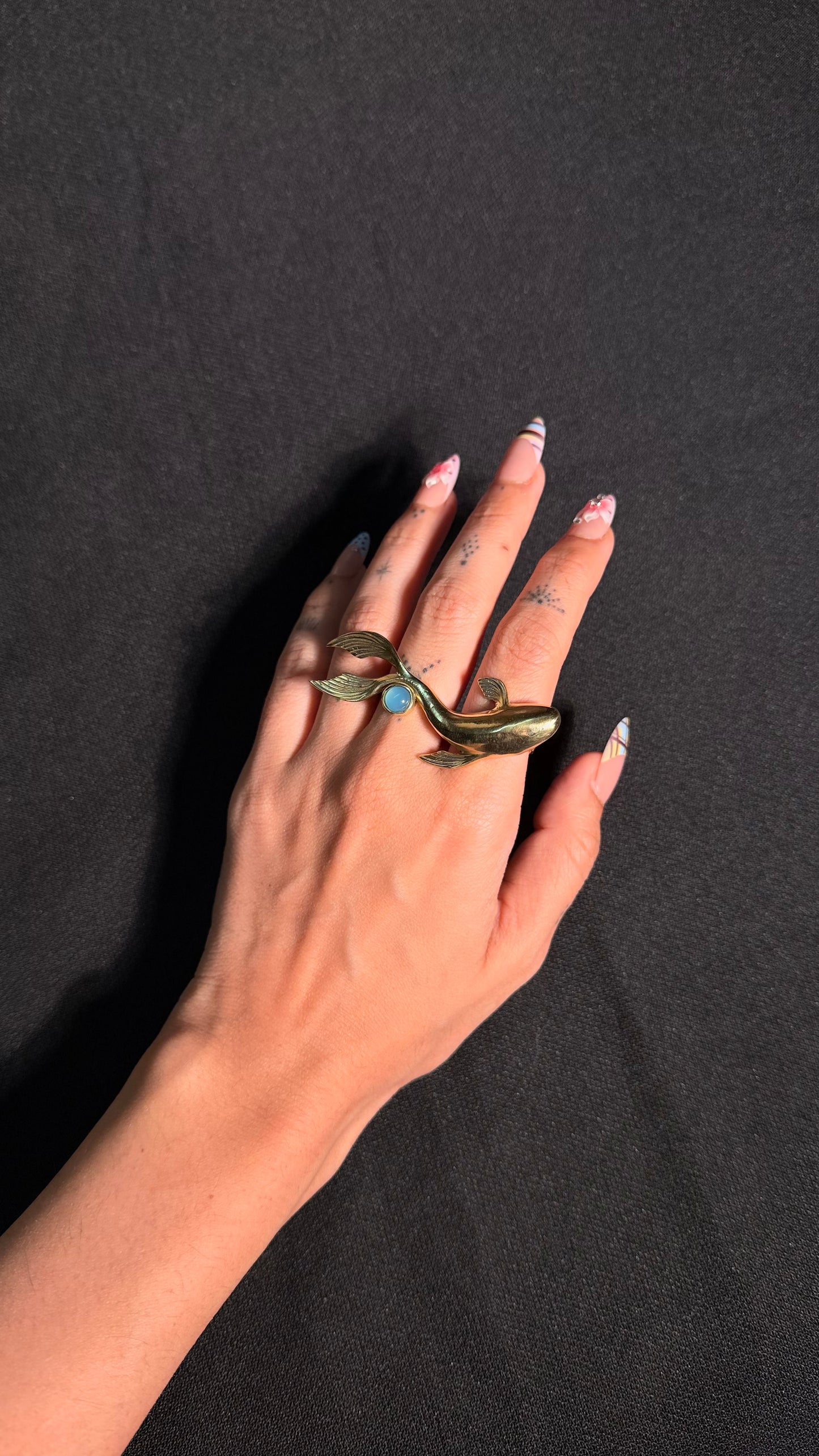 Koi Fish Brass Ring