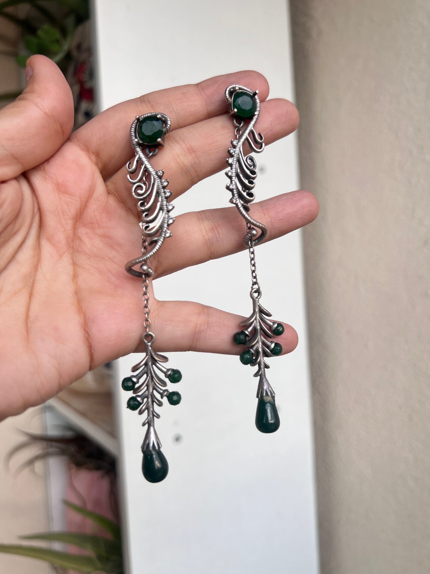 Klori Oxidised Earrings