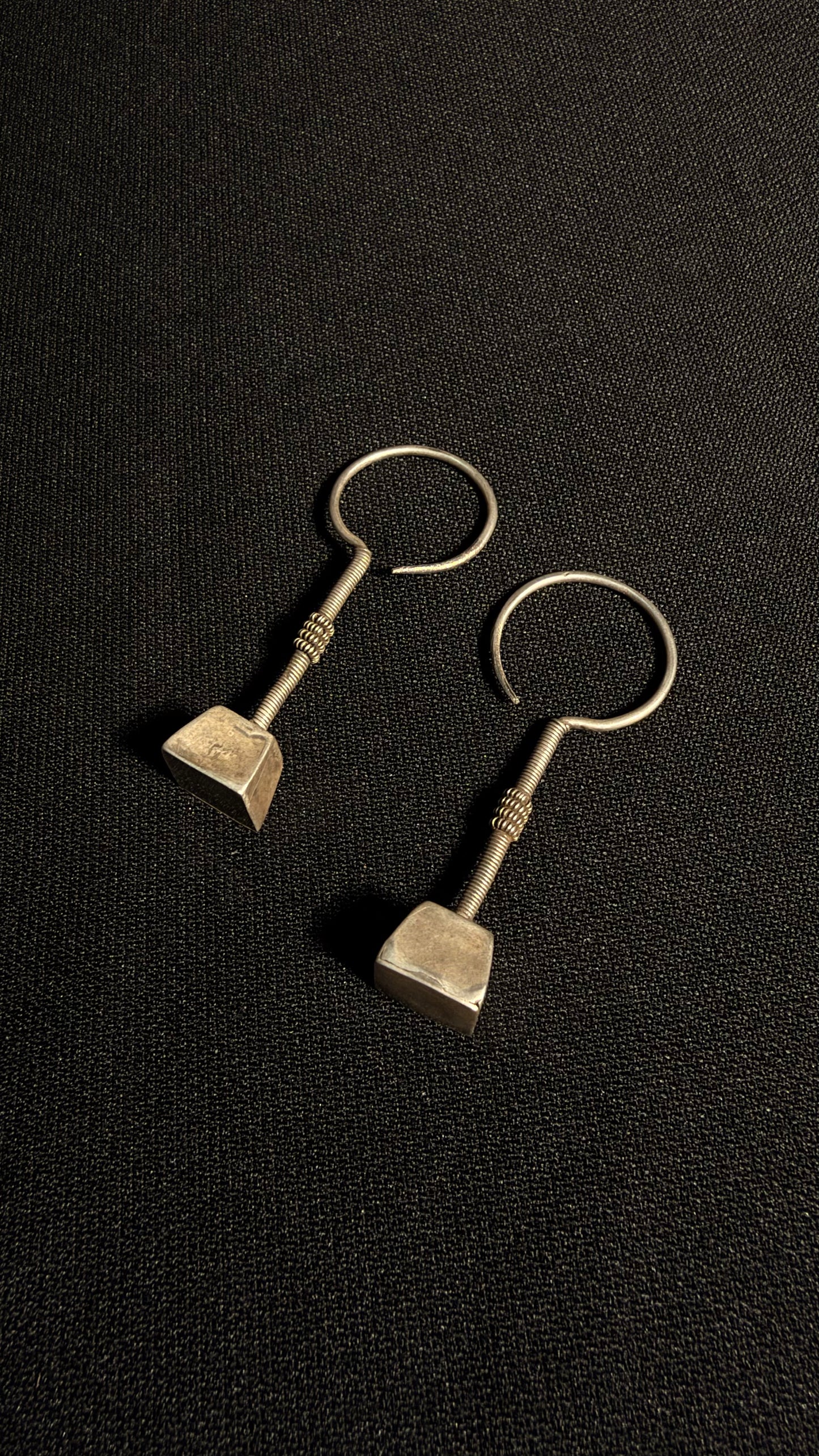 Raahi Silver Vintage Earrings