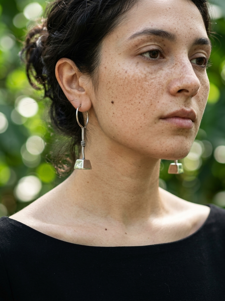 Raahi Silver Vintage Earrings