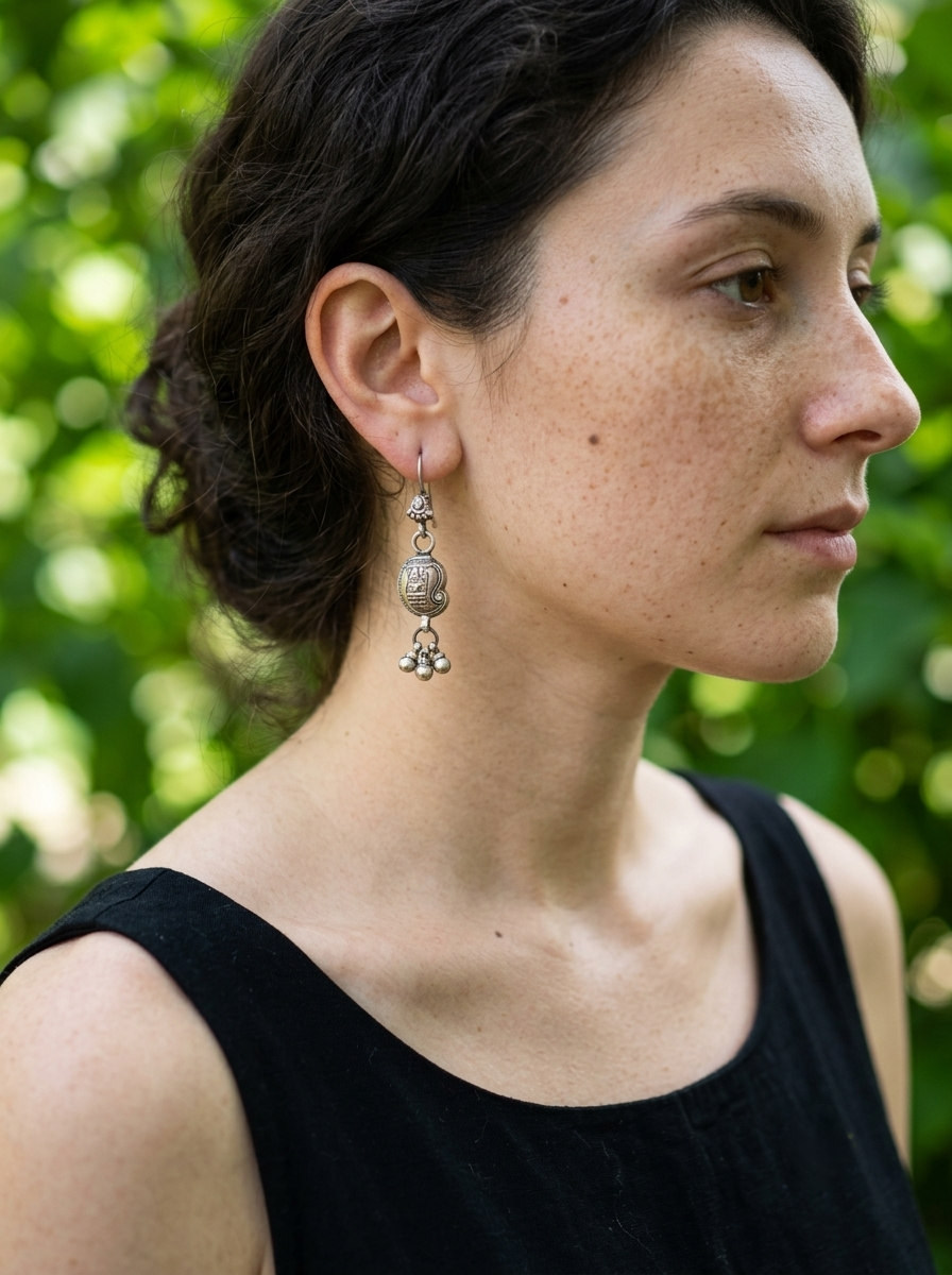 Haseen Silver Earrings