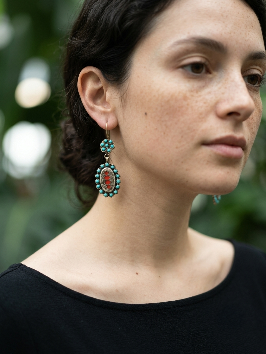 Elai Afghan Earrings