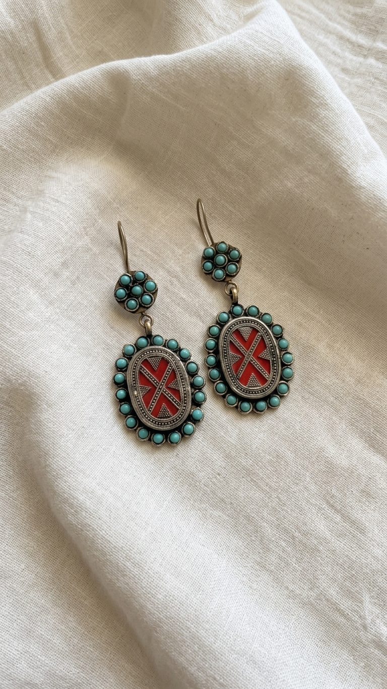 Aarita Afghan Earrings