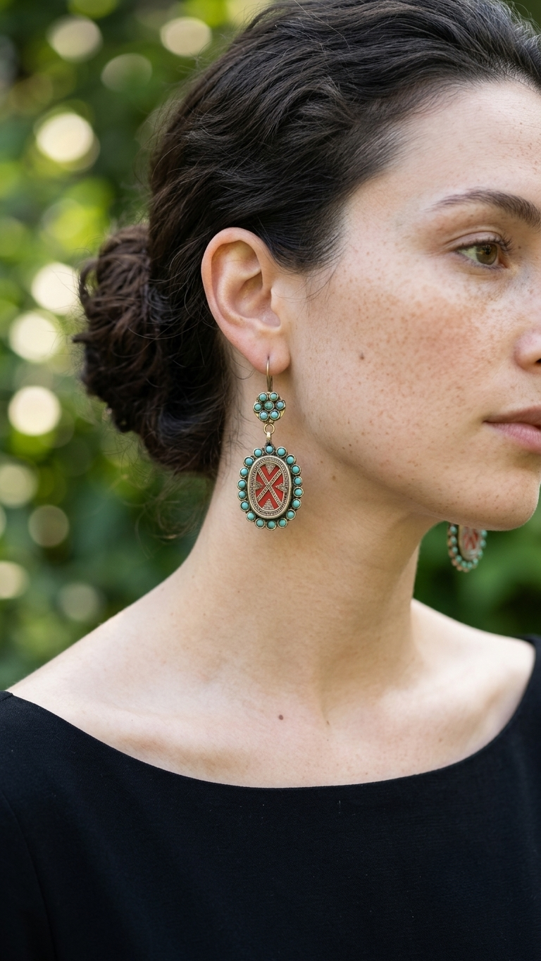 Aarita Afghan Earrings